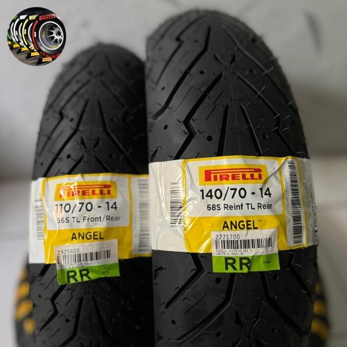 Paket Ban Pirelli Aerox , Pcx Angel Scooter 110/70-14 & 140/70-14