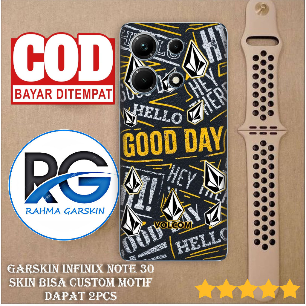 

Terlaris Infinix Note 30 Garskin Stiker Custom Case Laminasi Tebal COD