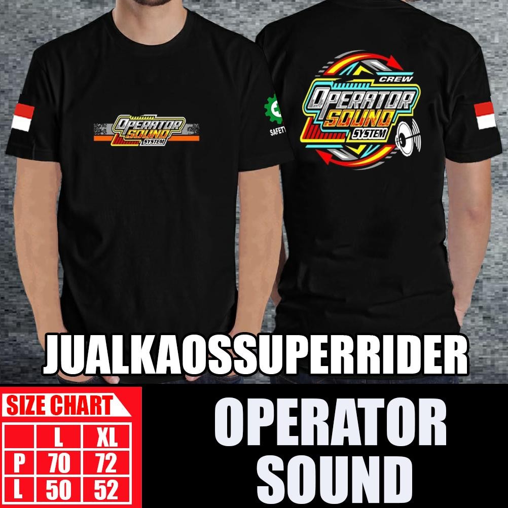 Promo Kaos Pria Crew Operator Sound System O&J Style