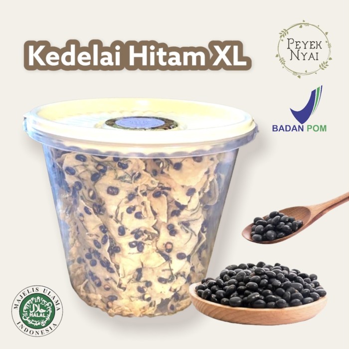 

Rempeyek Peyek Nyai Kedelai Hitam (XL)