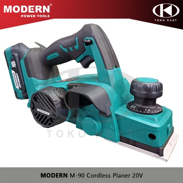 Mesin serut kayu batere MODERN M-90 planer cordless 20V