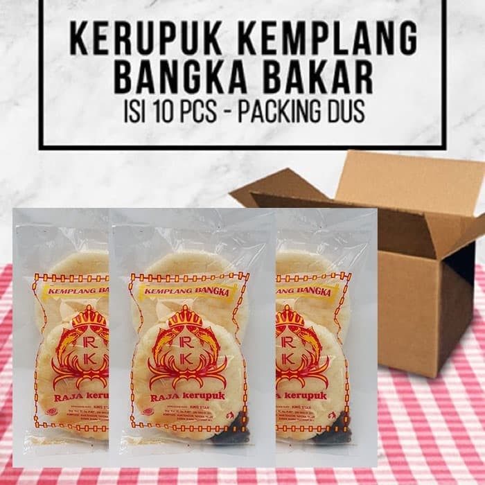 

Kerupuk Kemplang Bangka Raja Kerupuk d/h King Star (4) - 10 Kantong