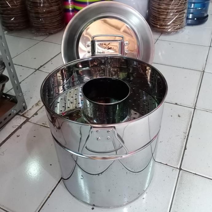 

New Dandang Bakso Stainless / Langseng Bakso Stainless Ukuran 35Cm
