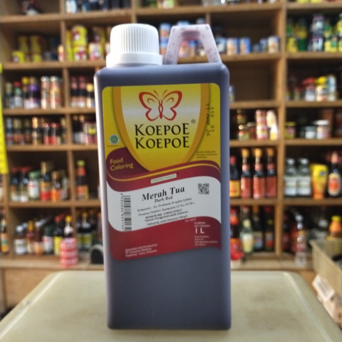 

Pewarna Koepoe Koepoe Merah Tua 1Liter