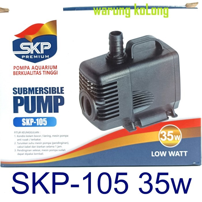 SKP-105 35w Submersible Pump pompa air celup filter kolam aquarium SKP akuarium 35 watt