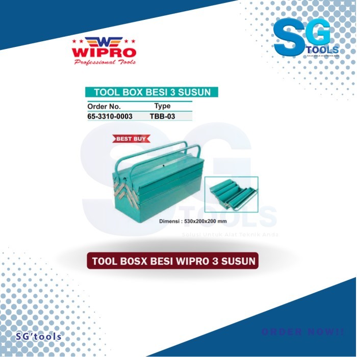 Tool box 3 susun wipro TBB-03