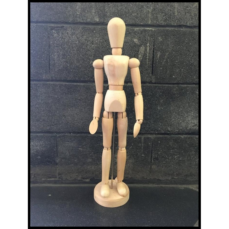 

Terlaris Manekin Kayu - 30 Cm / Wooden Mannequin / Manikin Good Quality