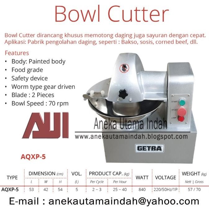 

New Tq-5 Mixer Bakso/Pencampur Adonan Bakso(Meat Balls Mixer)/Bowl Cutter