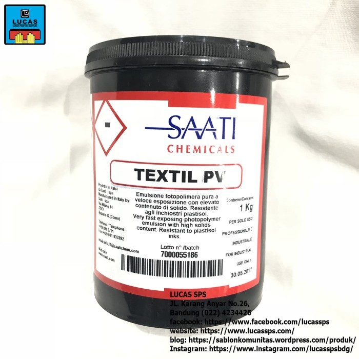 

OBAT AFDRUK TEXTILE PV / PHOTO EMULSION