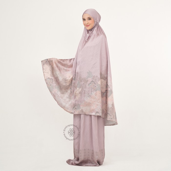 MUKENA TRAVEL PRINTING MIRAYA JARDIN PINK