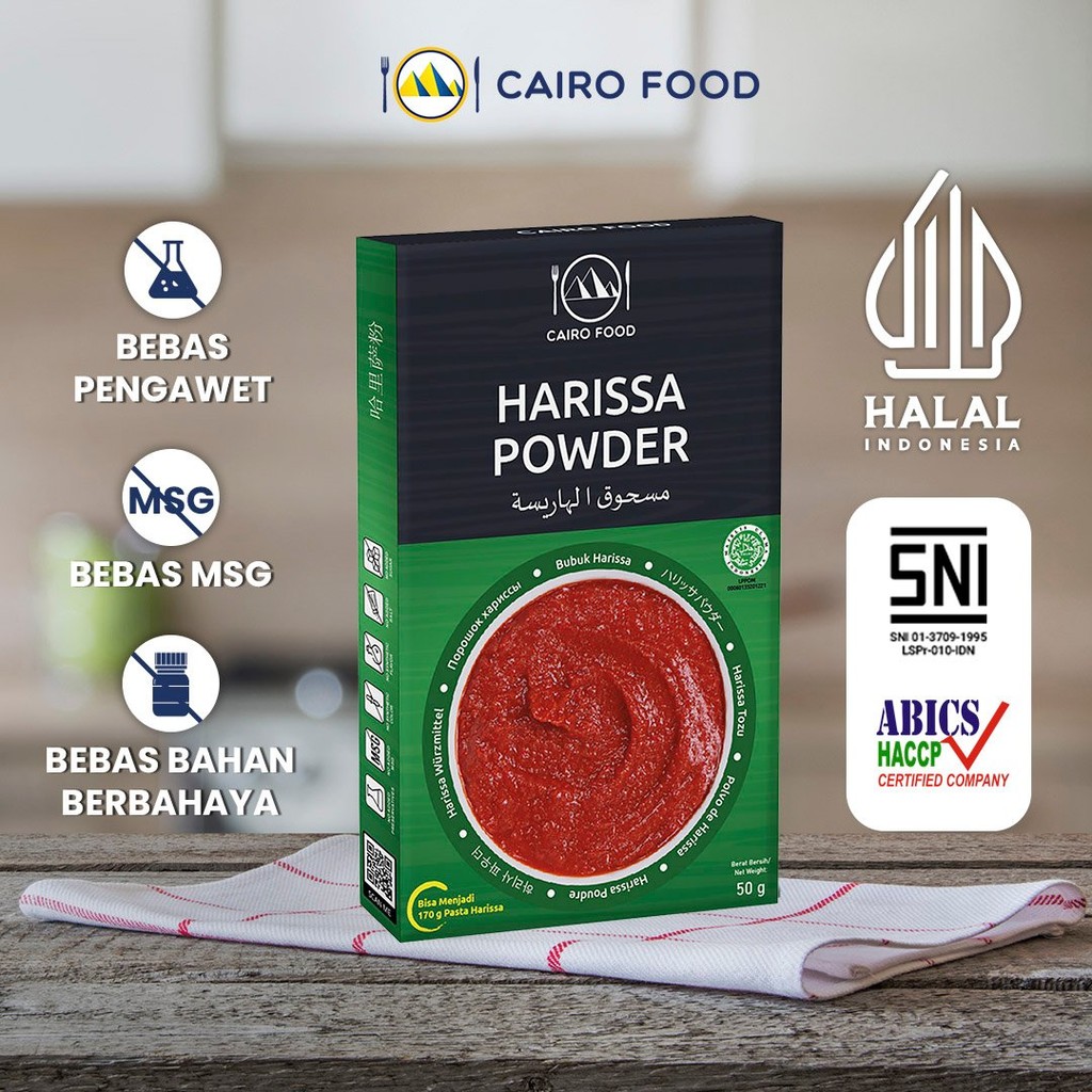 

Bubuk Harissa Non MSG - Cairo Food