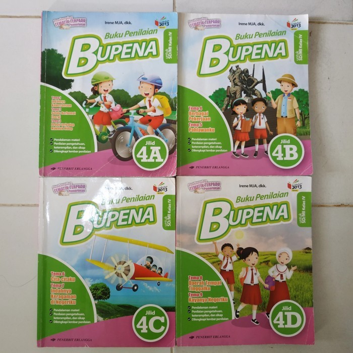 

Terbaru Buku Penilaian Bupena Untuk Kelas 4 Sd Jilid A-B-C-D Jual Paket 4Buku Best Seller