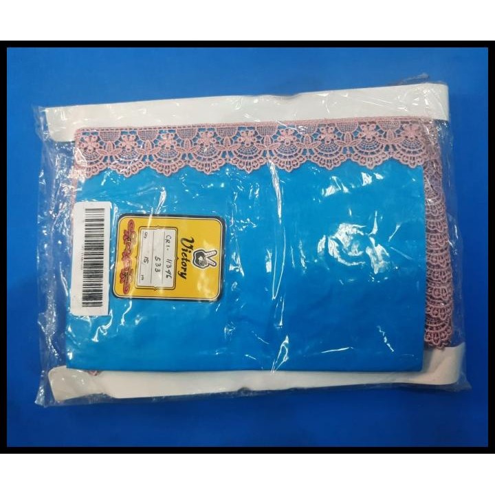 

Terlaris Kain Renda Bordir Giper 3.5 Cm - (G-11346) - 15Yds/13.5Meter Good Quality