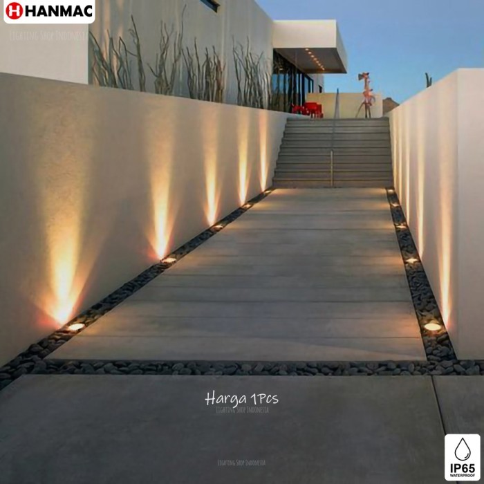 Lampu lantai led tanam sorot focus 12 derajat taman outdoor waterproof