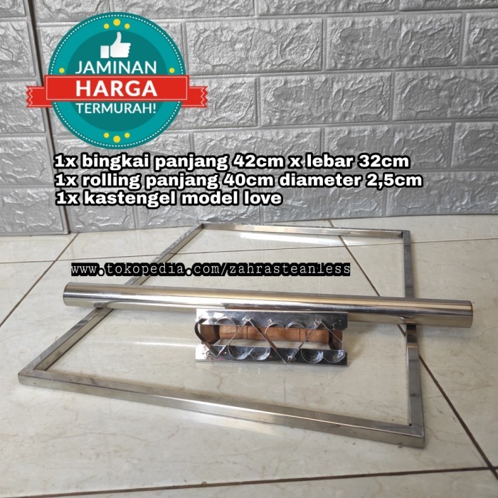 

TERBARU BINGKAI CETAKAN KUE SET KASTENGEL - BINGKAI PENGRATA ADONAN JUMBO