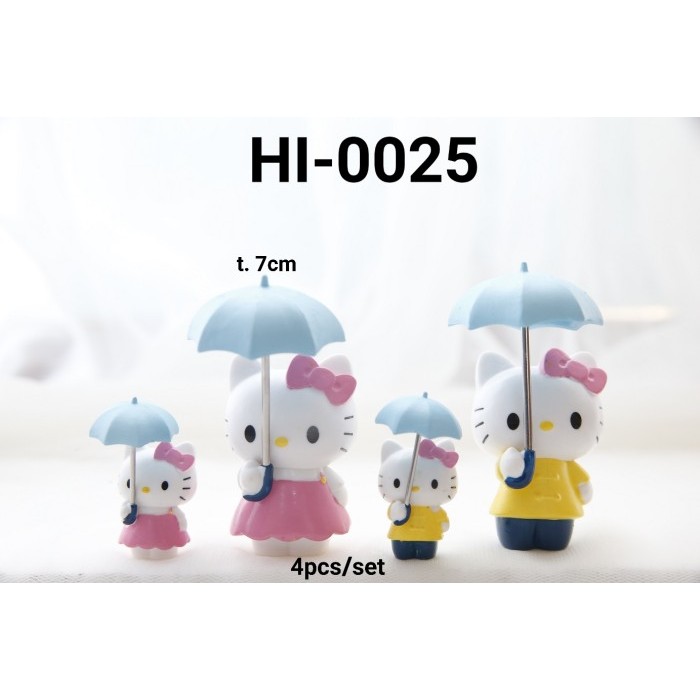 

TERMURAH HI-0025 MAINAN CAKE TOPPER FIGURINE FIGURIN HELLO KITTY PAYUNG