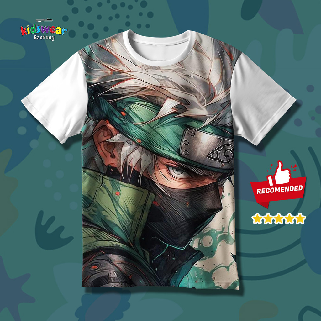 Kaos Anak ANIME BORUTO Baju Anak ANIME BORUTO 3D Printing Untuk Umur 1-12 Tahun G3