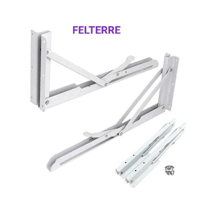 

New Siku Meja Lipat 20"- 50Cm Terbaru Felterre Siku Meja Bakso Super Tebal