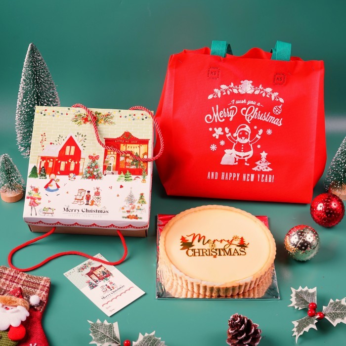 

Tart Susu Hampers Natal/ Pie Susu Original Uk 20Cm Hampers Merry Chris