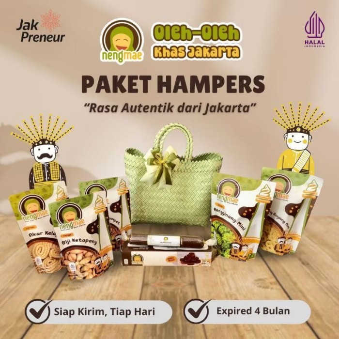 

Paket Hampers - Paket Lengkap Jajanan Betawi Neng Mae