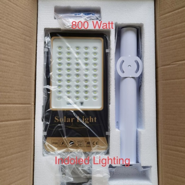 lampu jalan tenaga surya 800 watt 800w lampu PJU solar 2 in 1 800 watt