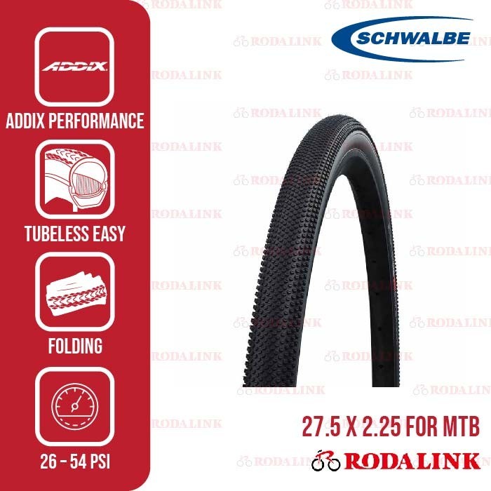 Schwalbe Ban MTB G-One All-Round 27.5x2.25 DD RaceGuard Tubeless Easy