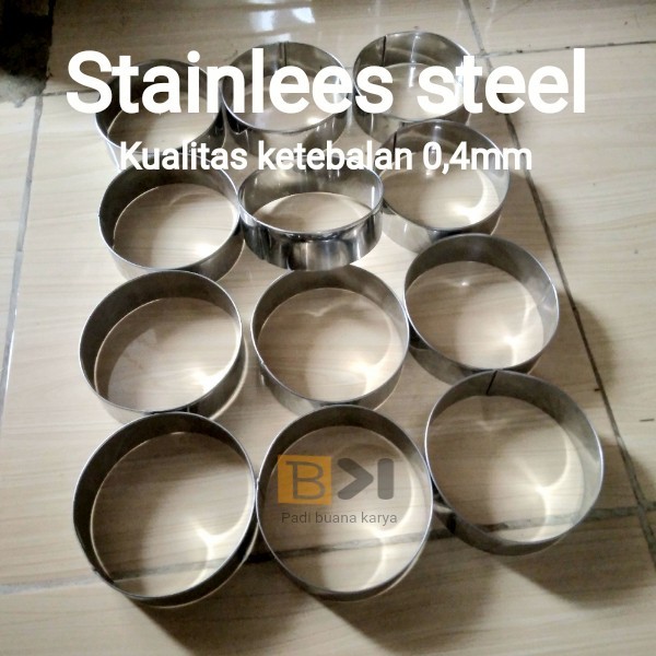 

BEST SELLER RING BURGER 10CM /RING CUTTER / RING BULAT ISI 12PCS