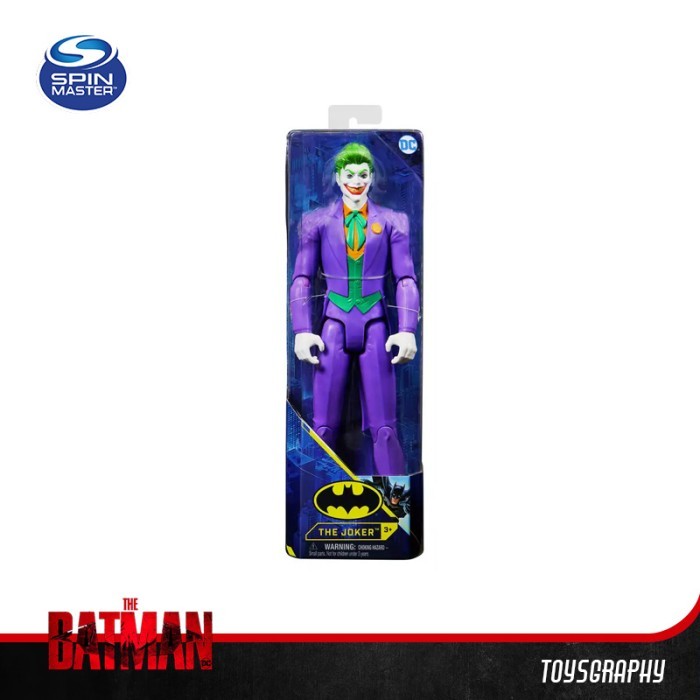 Batman The Joker Action Figure 12 Full Artikulasi Dc Spin Master