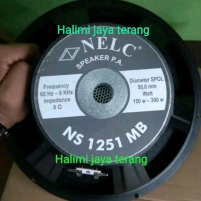 Speaker 12 Inch Mid Bass Midlow Nelc 1251 Mb