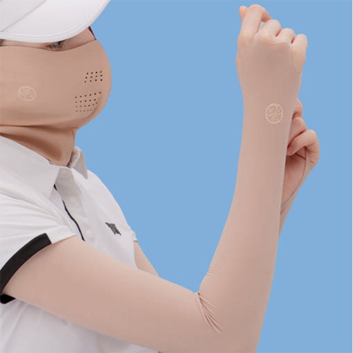 

Modelo Uv Protection Arm Sleeves Cover The Back Of The Hand Type - Pelindung Lengan Olahraga Golf