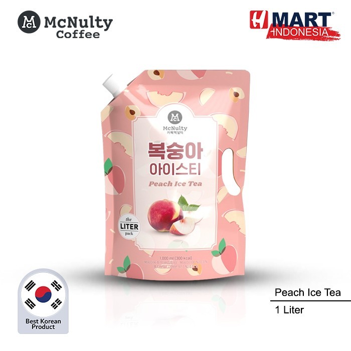 

Mcnulty Peach Ice Tea - Minuman Teh Rasa Buah Persik 1L