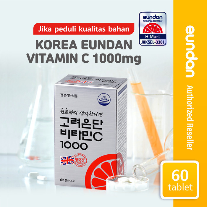 

Korea Eundan Vitamin C 1000 - Vitamin C Nomor 1 Di Korea - 60 Tablet