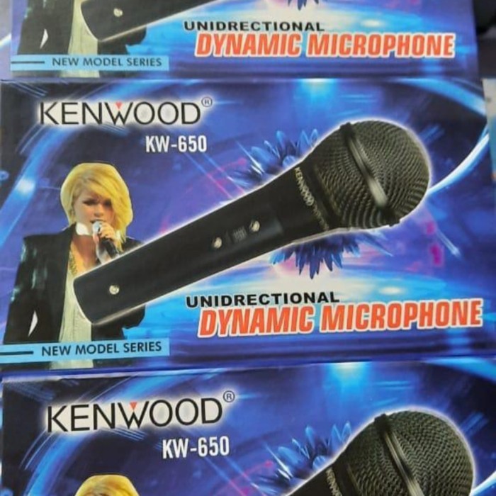 MIC KABEL KENWOOD KW 650 DYNAMIC MICROPHONE PROFESIONAL