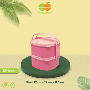 Rantang Piknik Anak Susun 2 Golden Lemon (Rp 123-2)