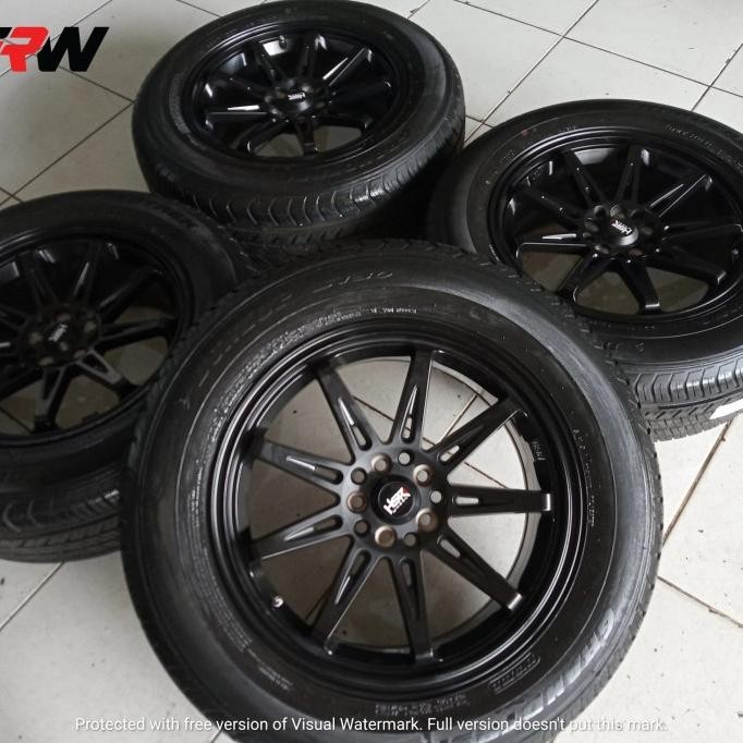 Peleg Velg mobil seken Tikala BY HSR ring 17 x7 hole 10 ban Dunlop