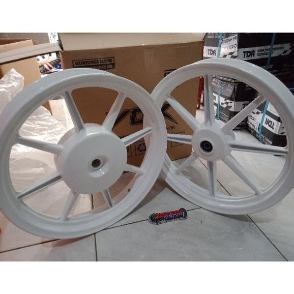 Velg Vox Palang 8 Putih Vario 110 beat scoopy 185/215-14, Velg Peleg Pelk Vario 110 Beat Scoopy VOX 