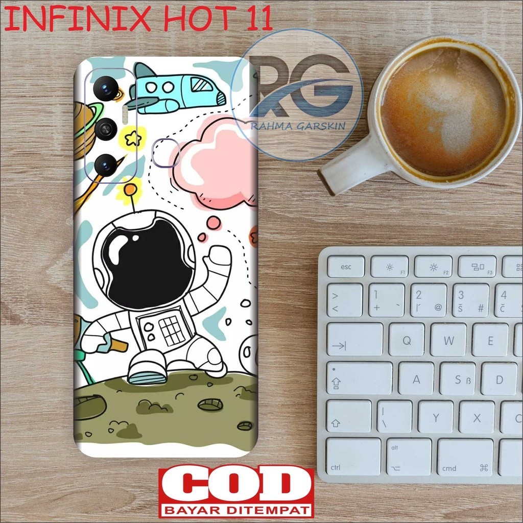 

Terlaris Infinix Hot 11 Garskin Stiker Custom Case Laminasi Tebal COD
