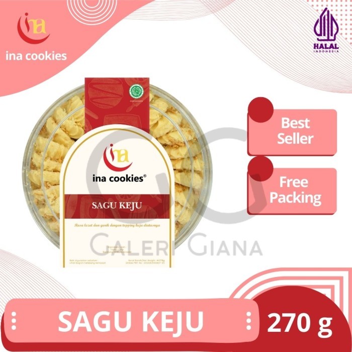 

New! Parsel Lebaran - Kue Kering Ina Cookies Sagu Keju Reguler Terlaris Idul Fitri