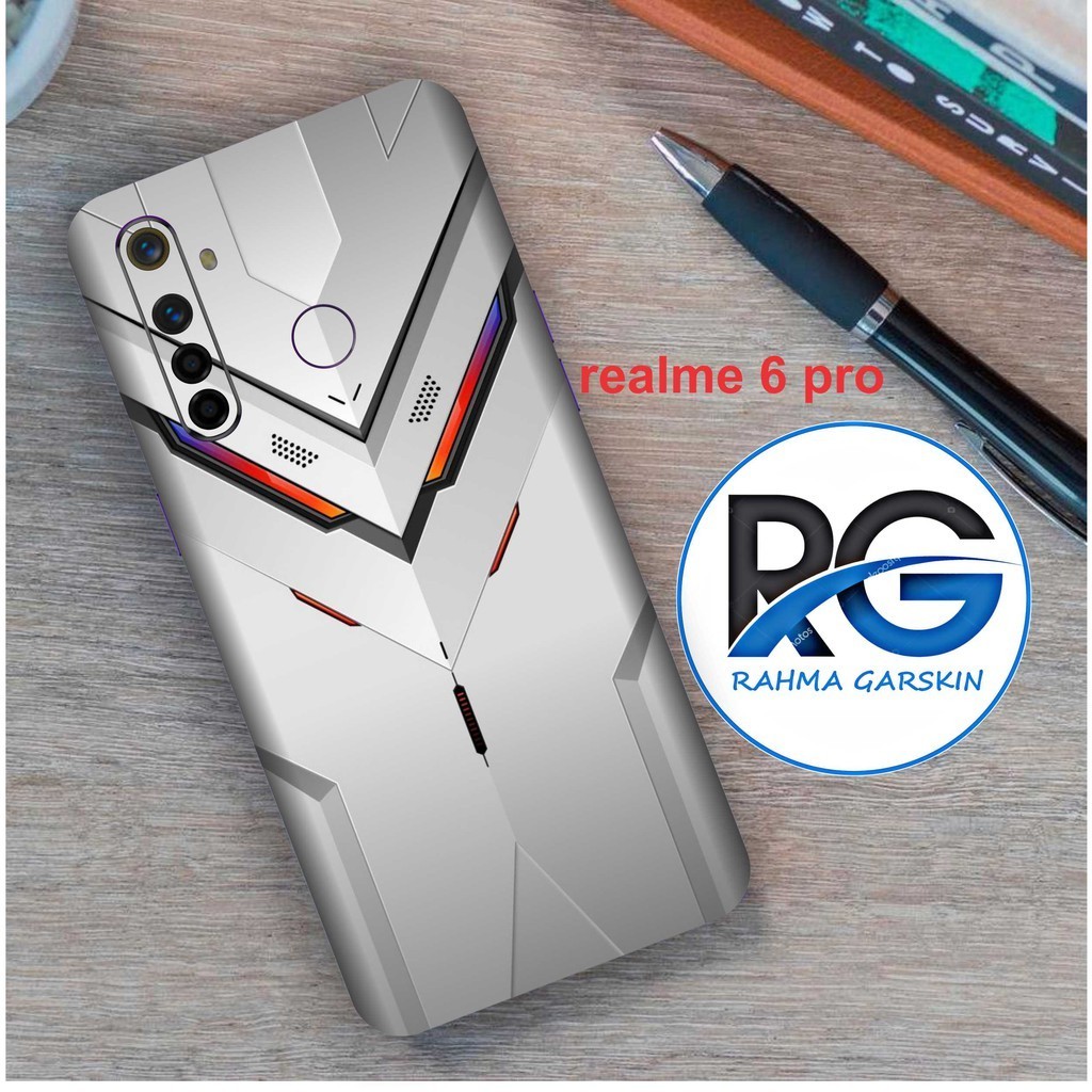 

Terlaris Realme 6 Pro Garskin Stiker Custom Case Laminasi Tebal COD