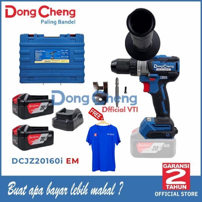 DongCheng DCJZ20160iEM Bor Baterai Cordless Brushless Impact Drill 20V DCJZ20160i