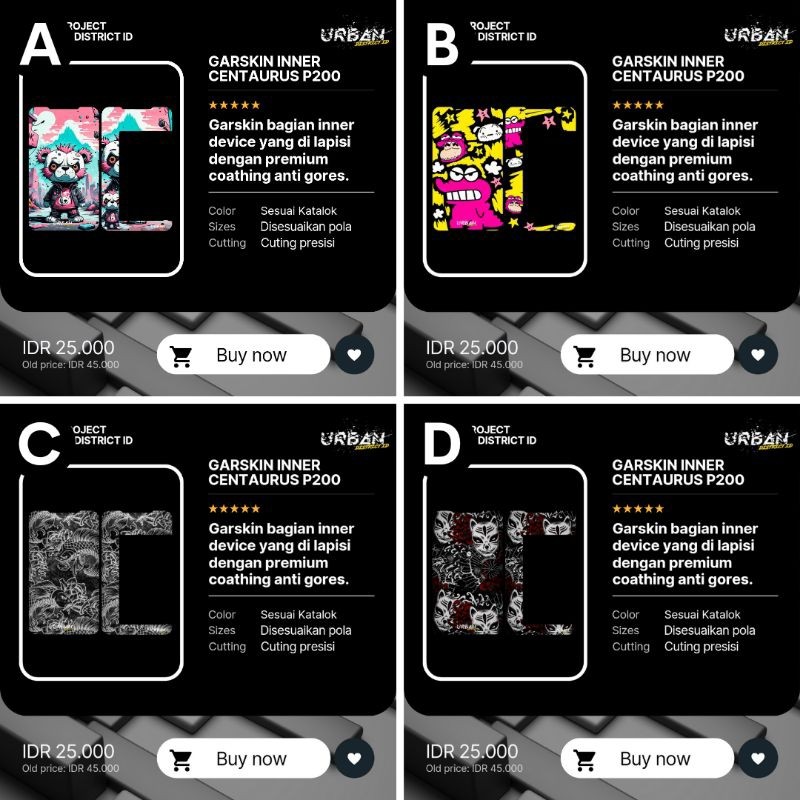 

Terlaris Stiker Interior C P 200 Anti Air Gores Pres Cutting Garskin Custom Case Laminasi Tebal COD