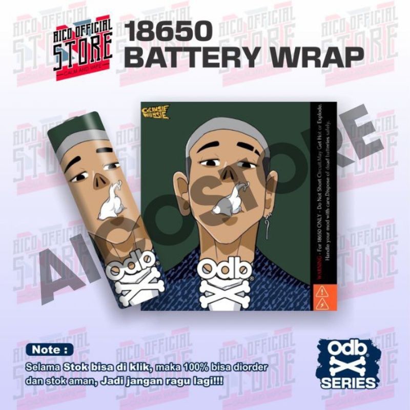 

Terlaris Markasdecal Stiker Wrap Baterai 18650 O D B X Kremsi Whimse Untuk Melindungi Dan Memperindah Tampilan Garskin Custom Case Laminasi Tebal COD