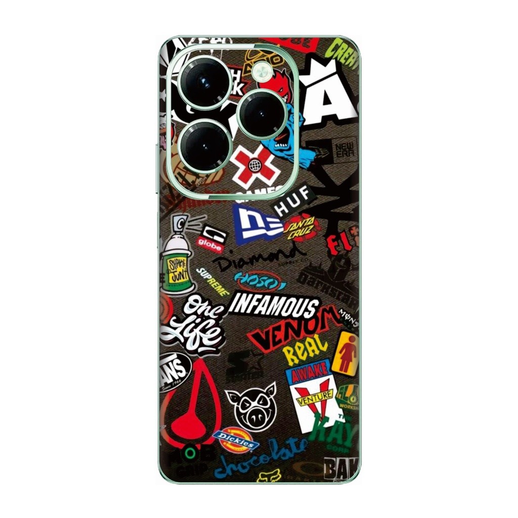 

Terlaris Infinix Hot 40 Pro Garskin Stiker Custom Case Laminasi Tebal COD