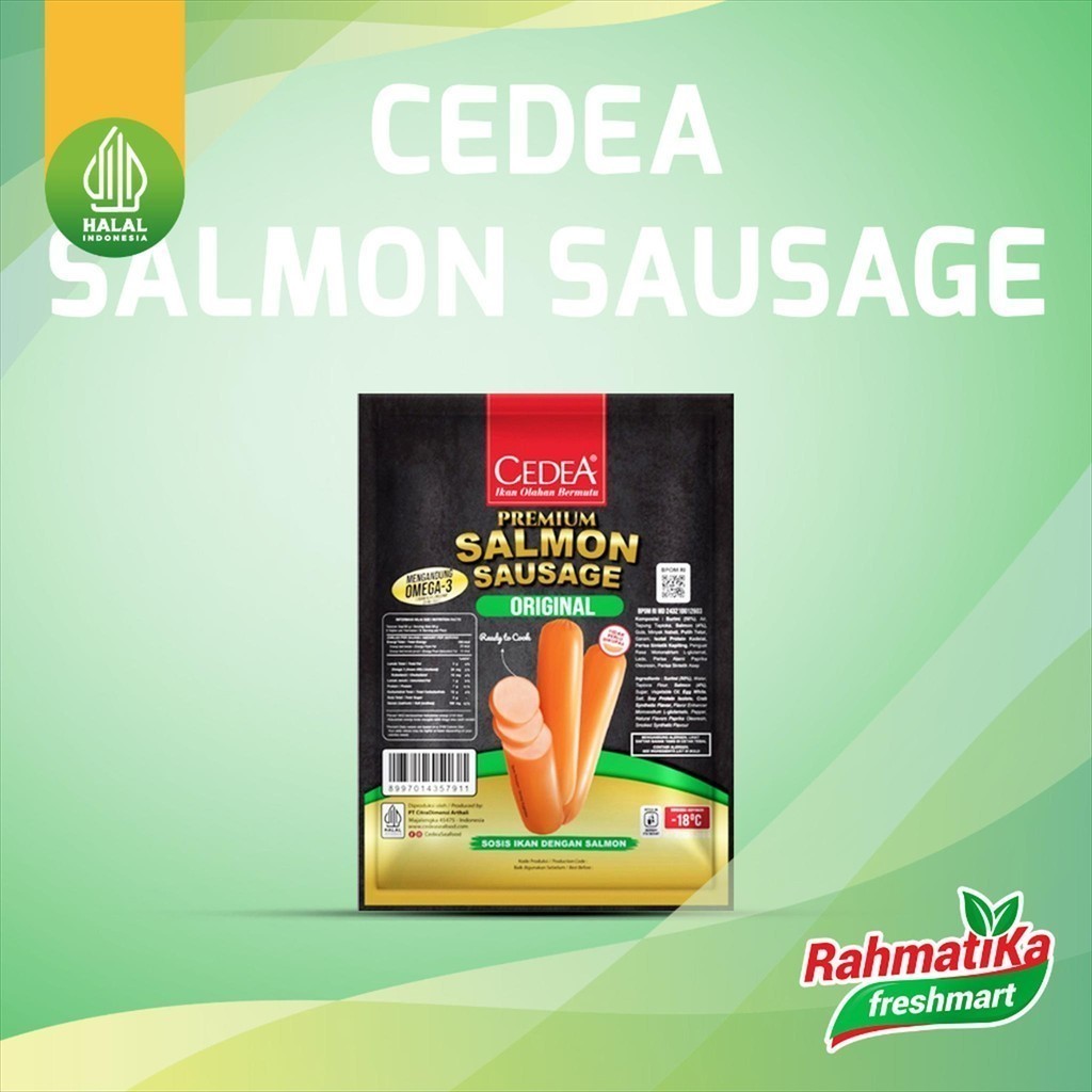 

Cedea Premium Salmon Sausage Original 390 gr