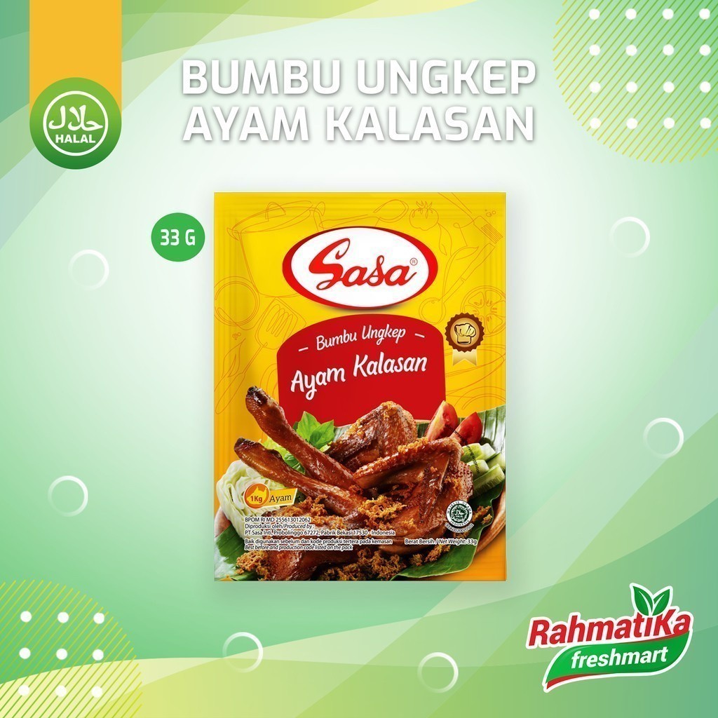 

Sasa Bumbu Ungkep Ayam Kalasan 33 gr