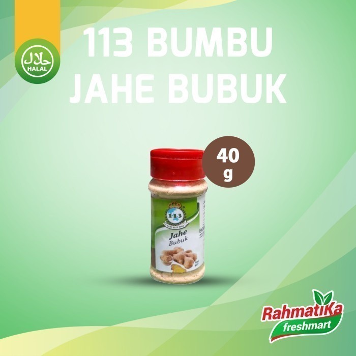 

Djelita 113 Bumbu Jahe Bubuk 40 gram (Btl)