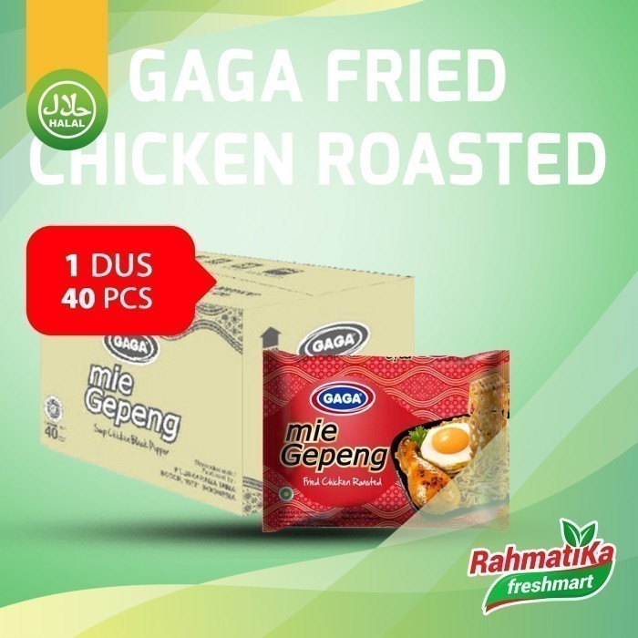 

GAGA Mie Gepeng Fried Chicken Roasted (1 Dus/Karton)