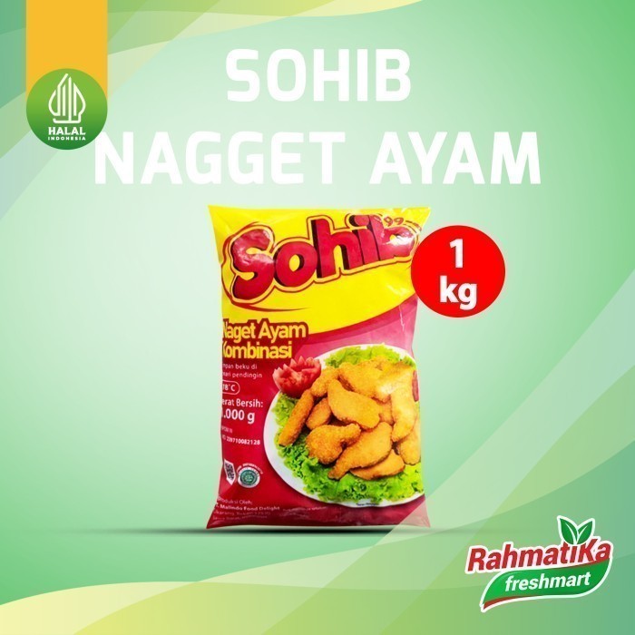 

SOHIB Chicken Nugget / Naget Ayam Kombinasi 1 Kg