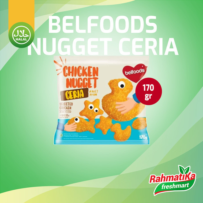 

Belfoods Chicken Nugget Ceria / Naget Ayam 170 gram