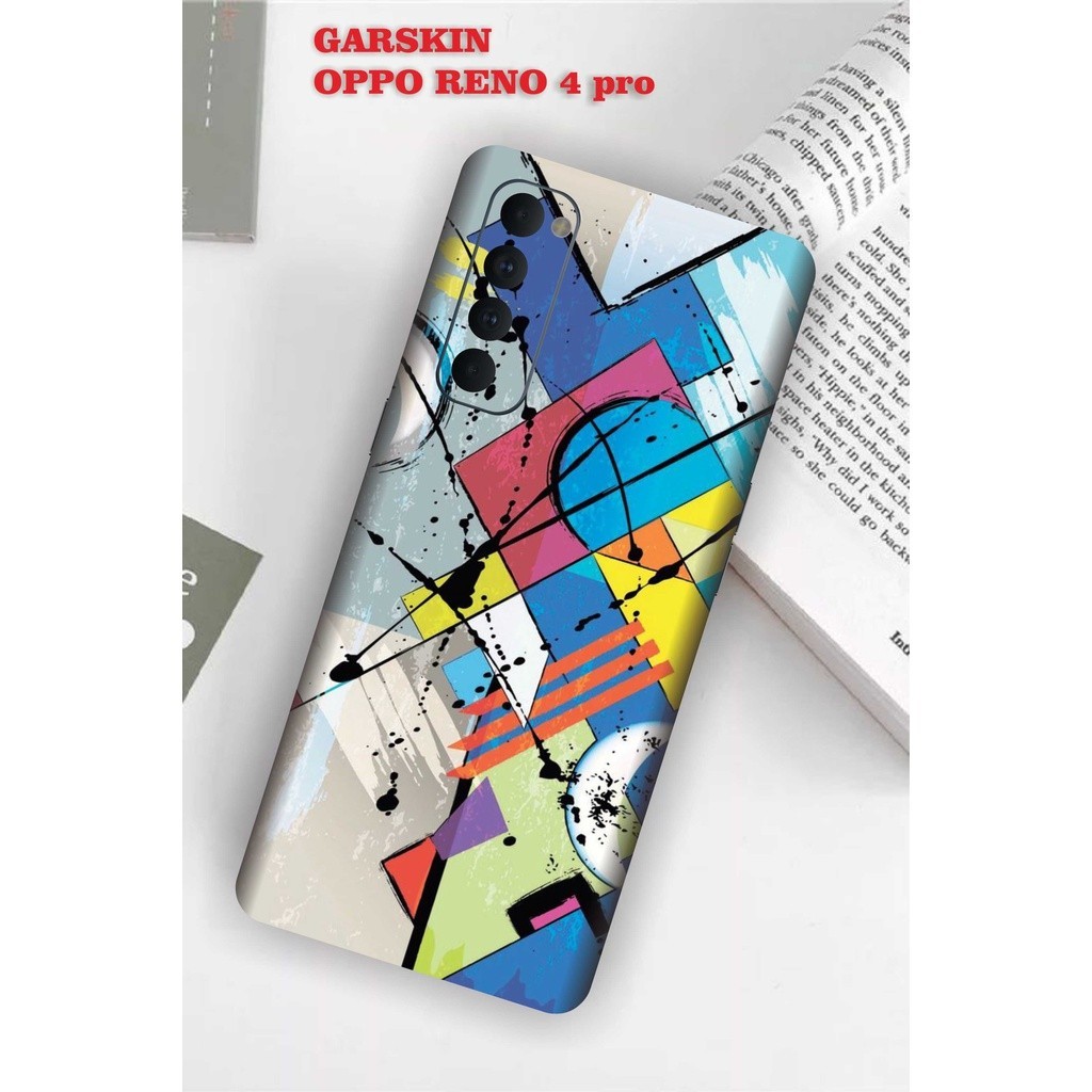 

Terlaris Oppo Reno Garskin Stiker Custom Case Laminasi Tebal COD